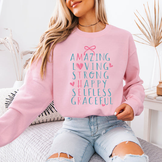 Amazing Mum Cotton Sweatshirt