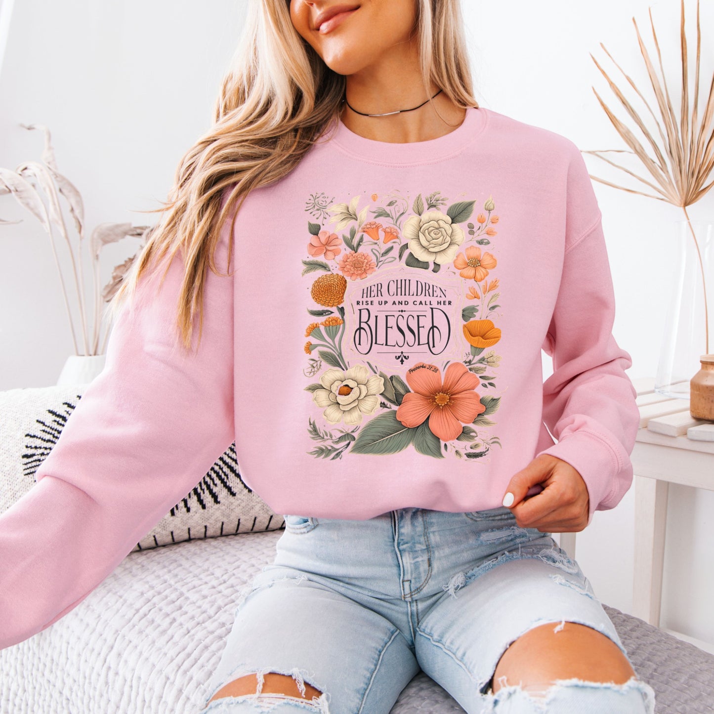 Blessed Cotton Sweatshirt
