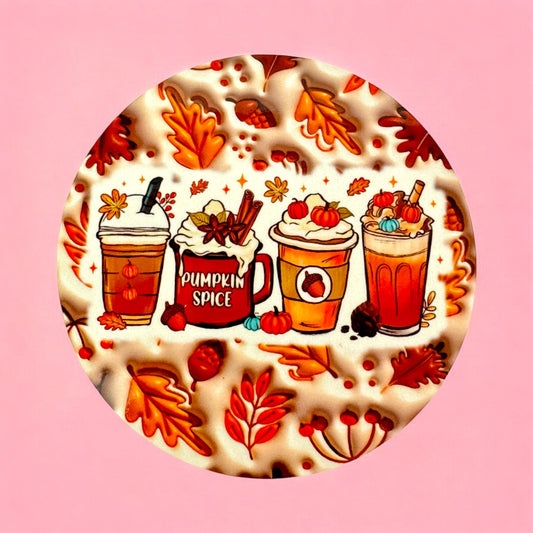 🎃 Pumpkin Spice Autumn Coaster 🍂☕