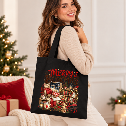 Merry Bookmax & Cosy Chapters 🎄📚 Christmas Tote Bag