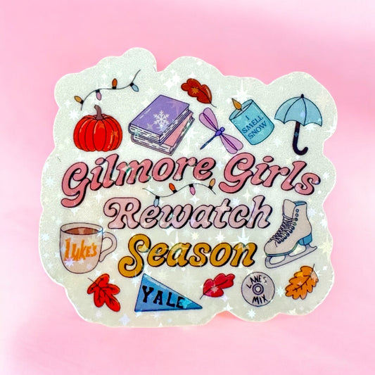 ☕ Gilmore Girls Rewatch Season Sticker 🍂📺