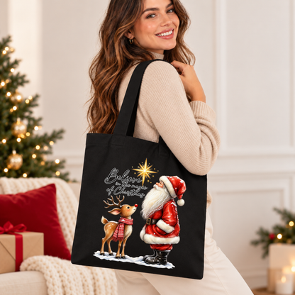 Believe in the Magic of Christmas 🎅🦌 Christmas Tote Bag