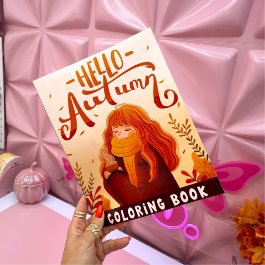 ☕🍂 Hello Autumn Coloring Book for Adults 🎨🍁