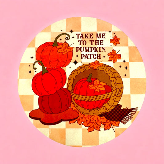 🎃 Take Me to the Pumpkin Patch Coaster 🍁
