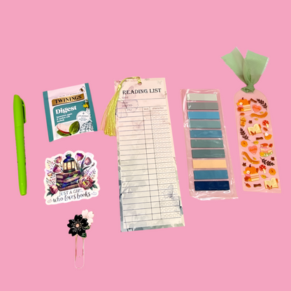 📖🌷 Just a Girl Who Loves Books, Cozy Floral Reading Bundle