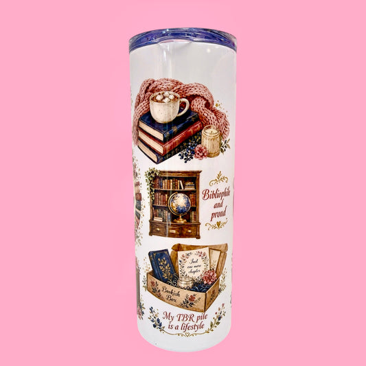 📚 Bookish Life 20oz Tumbler ☕✨📖
