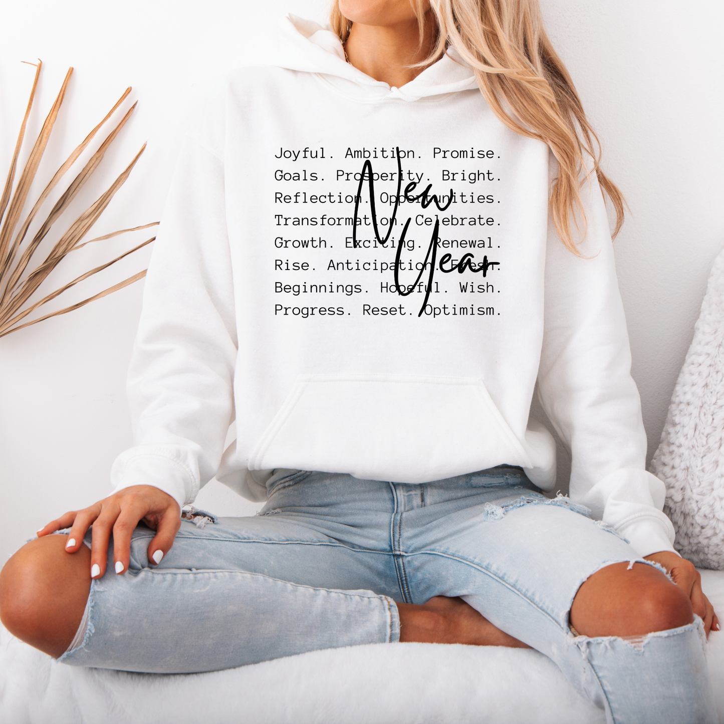 🌷 Positive Intentions New Year 
 Luxuriously Thick Hoodie✨
