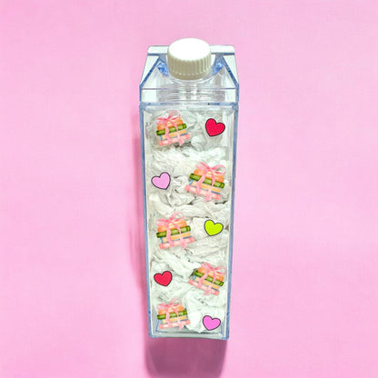 Coquette Book Milk Carton Water Bottle 17oz