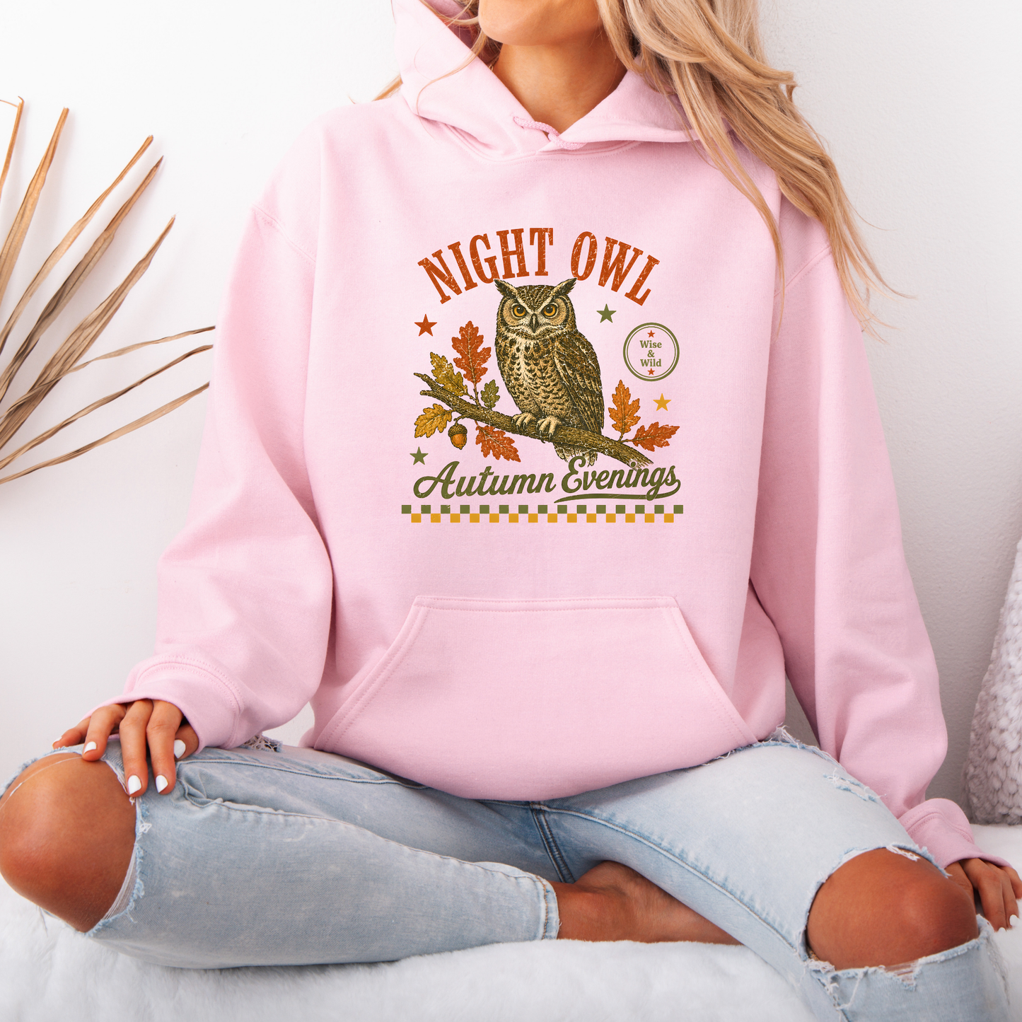 🦉 Night Owl Autumn Evenings Hoodie 🍂✨