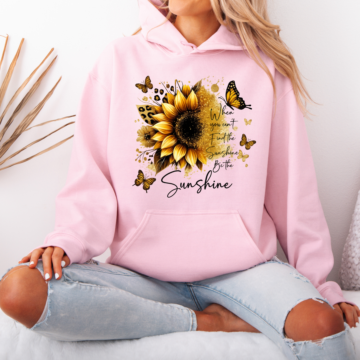 🌻🦋 Sunflower & Butterflies 🦋🌻✨ Luxuriously Thick Hoodie✨