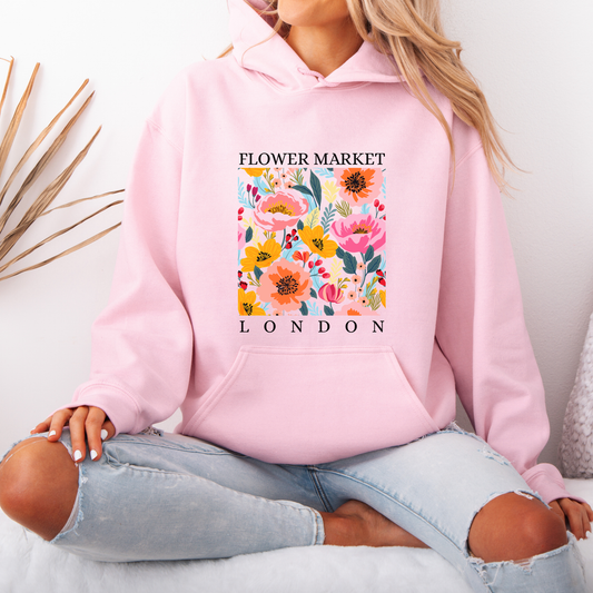 Evening Blossom Garden 🌺 Luxuriously Thick Hoodie
