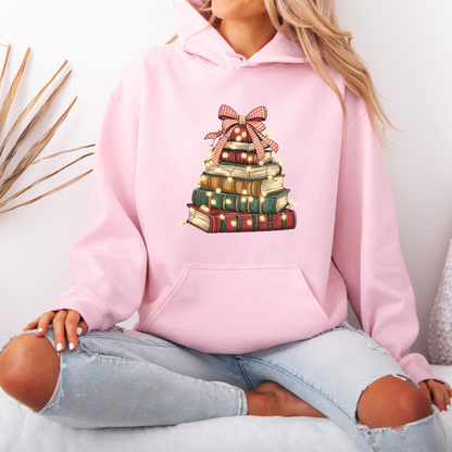 A Very Bookish Christmas 🎄📚  Premium Christmas Hoodie