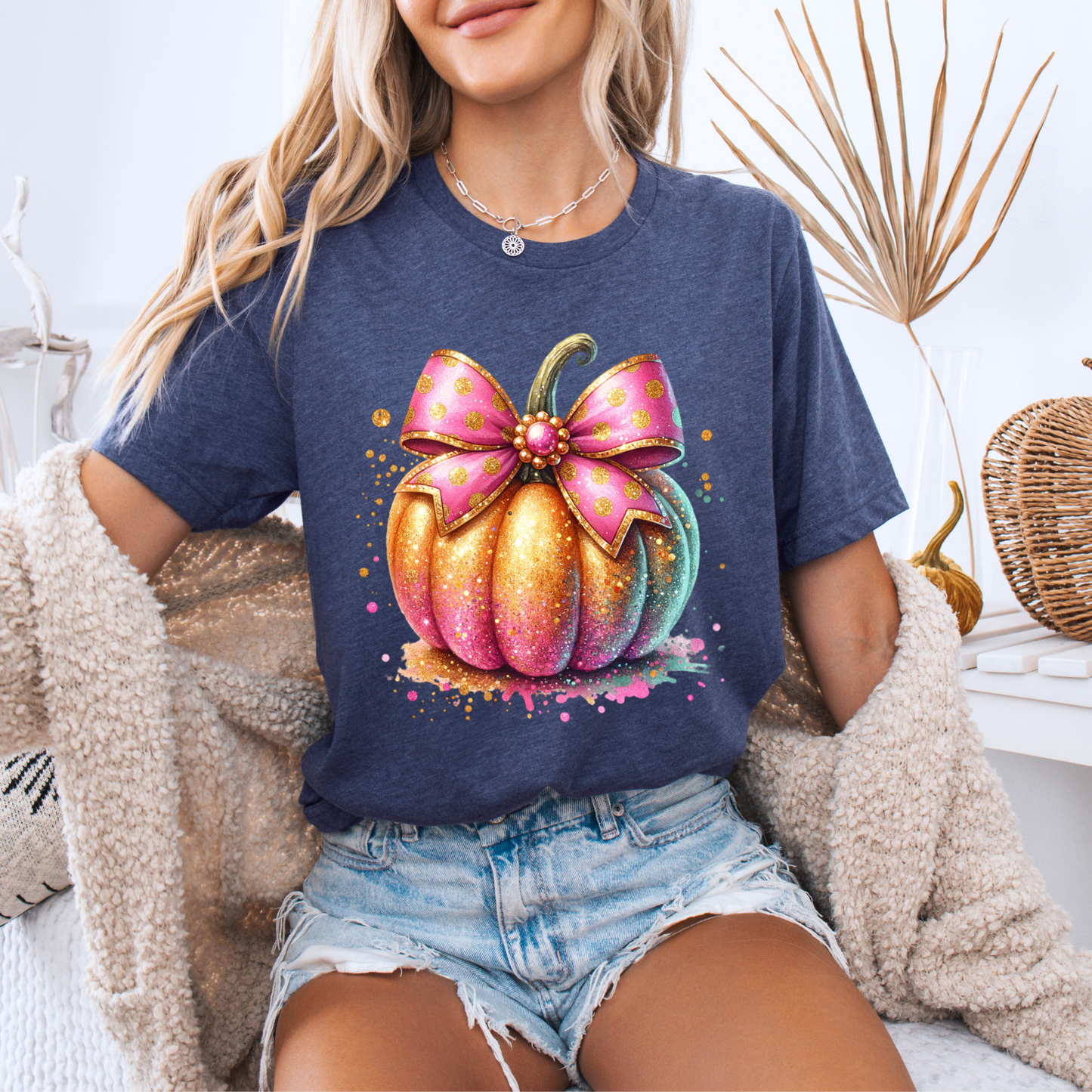Glitter Pumpkin - 100% Organic cotton T-shirt