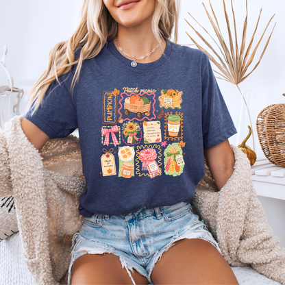 Pumpkin Patch Picnic Autumn T-Shirt 🎃🍂