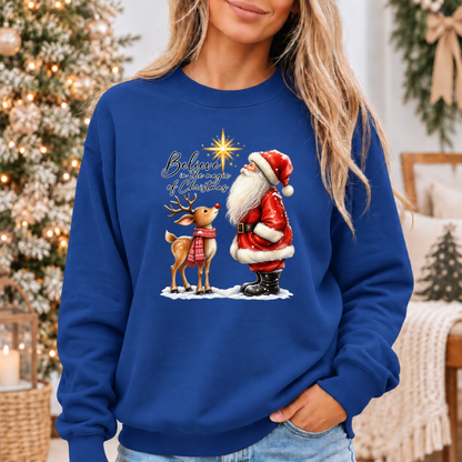 Believe in the Magic of Christmas 🎅🦌✨ Cosy Christmas Sweatshirt