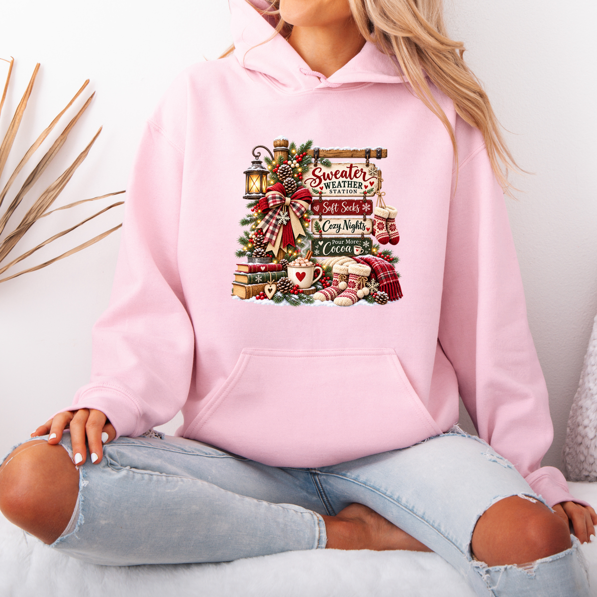 The Cosy Christmas Corner 🎄☕  Premium Christmas Hoodie