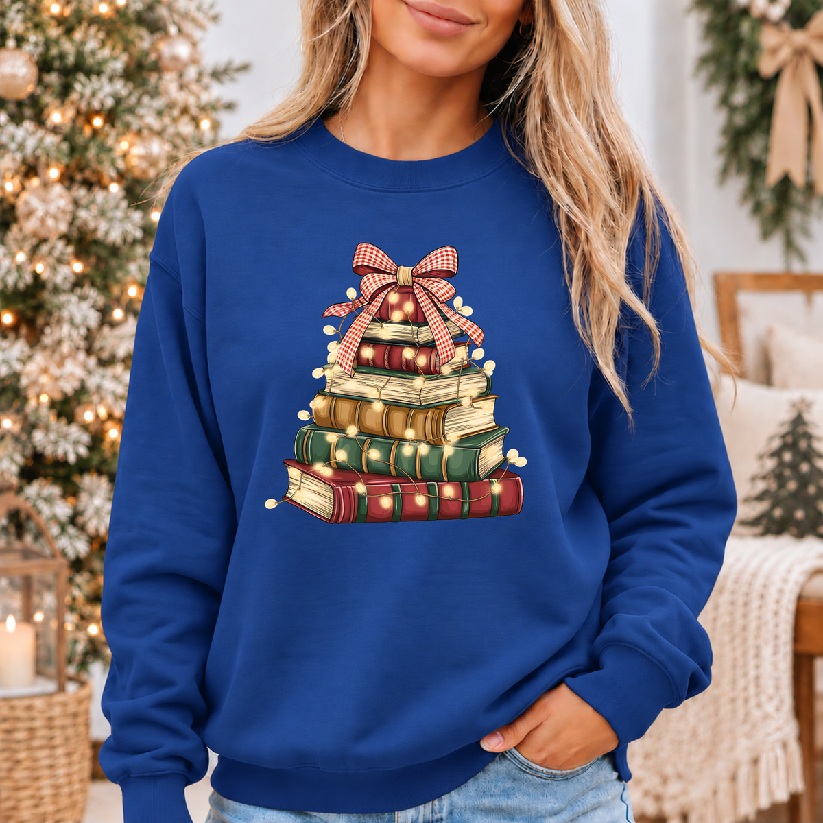 A Very Bookish Christmas 🎄📚 Cosy Christmas Sweatshirt