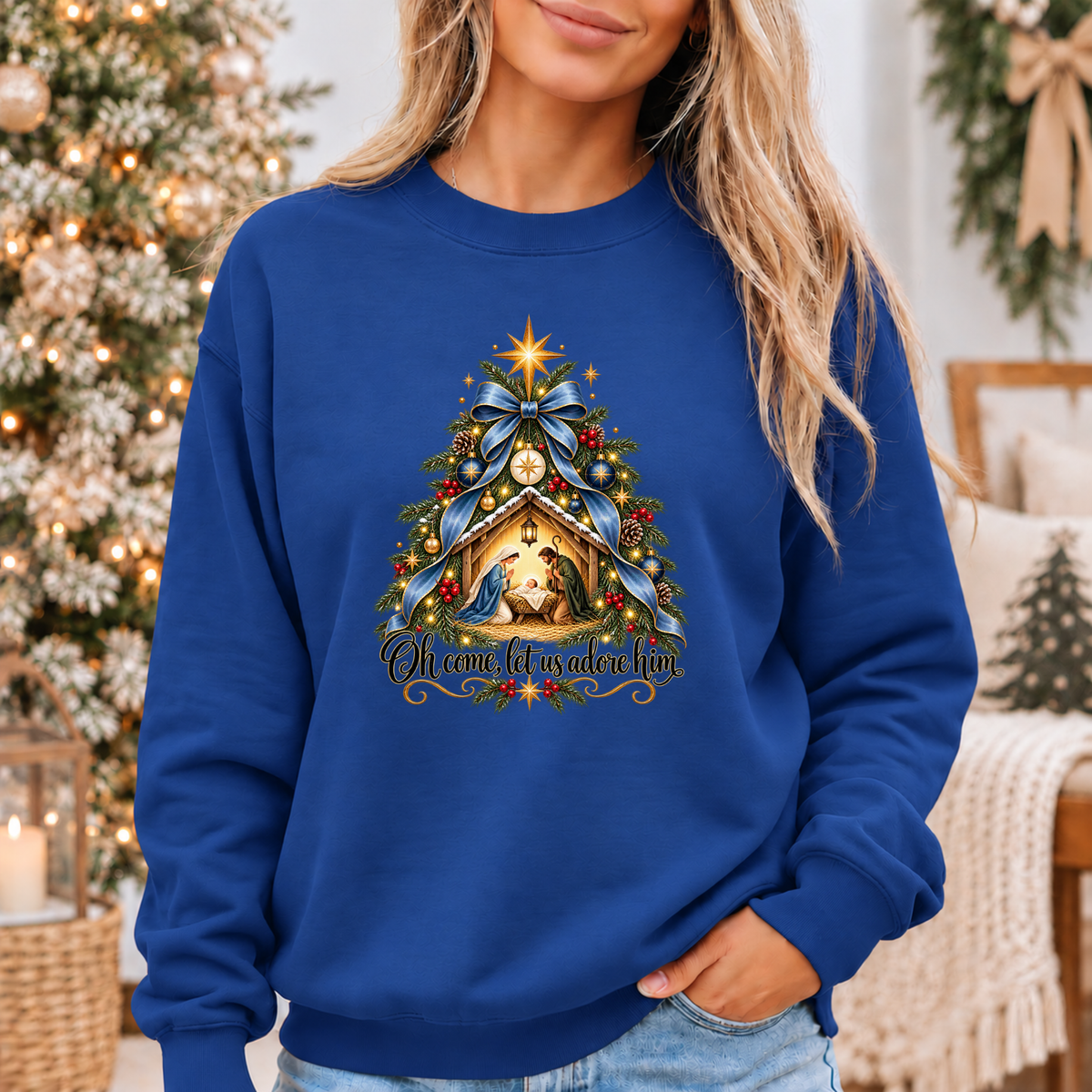 The Miracle of Christmas 🌟  Cosy Christmas Sweatshirt