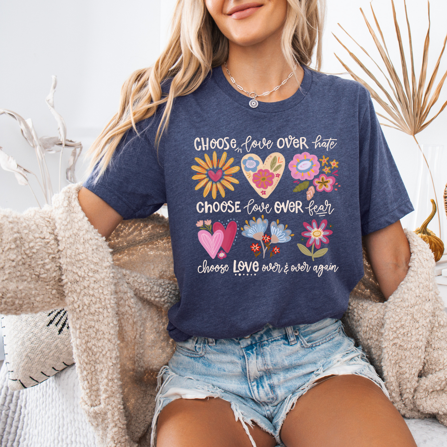 Choose Love T-shirt 100% Organic Cotton