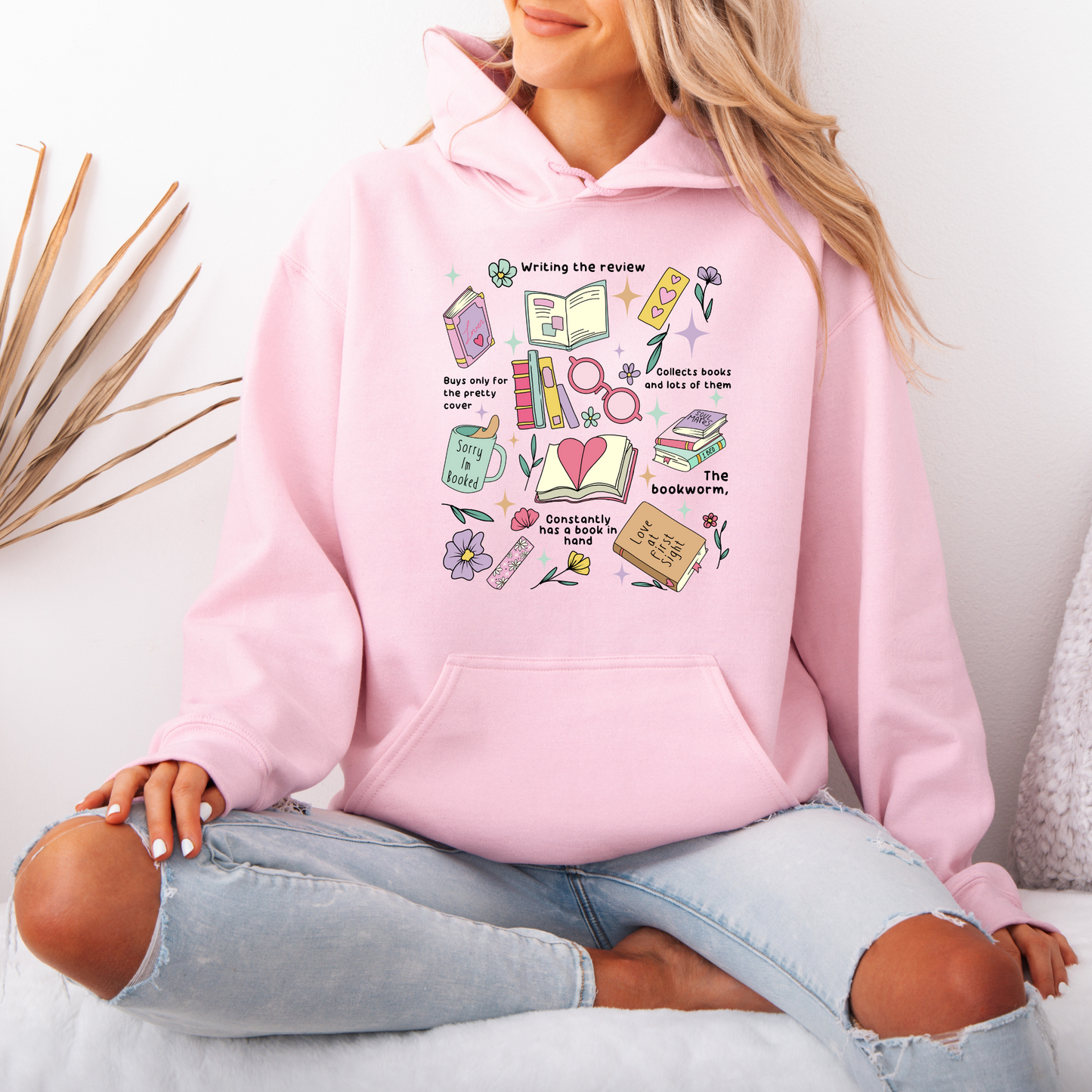 Literary Love Affair Oversized Hoodie hoodie Organic Cotton