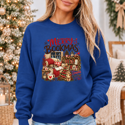 Merry Bookmax & Cosy Chapters 🎄📚❤️ Cosy Christmas Sweatshirt