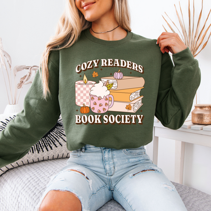 Candlelight & Chapters Organic Cotton Crewneck Sweatshirt