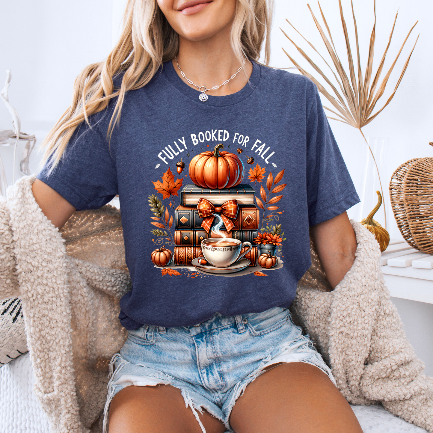 🍂📚 Fully Booked for Fall T-Shirt 🎃☕