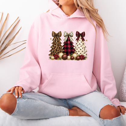 Christmas Trees & Pretty Bows 🎄🎀✨  Premium Christmas Hoodie
