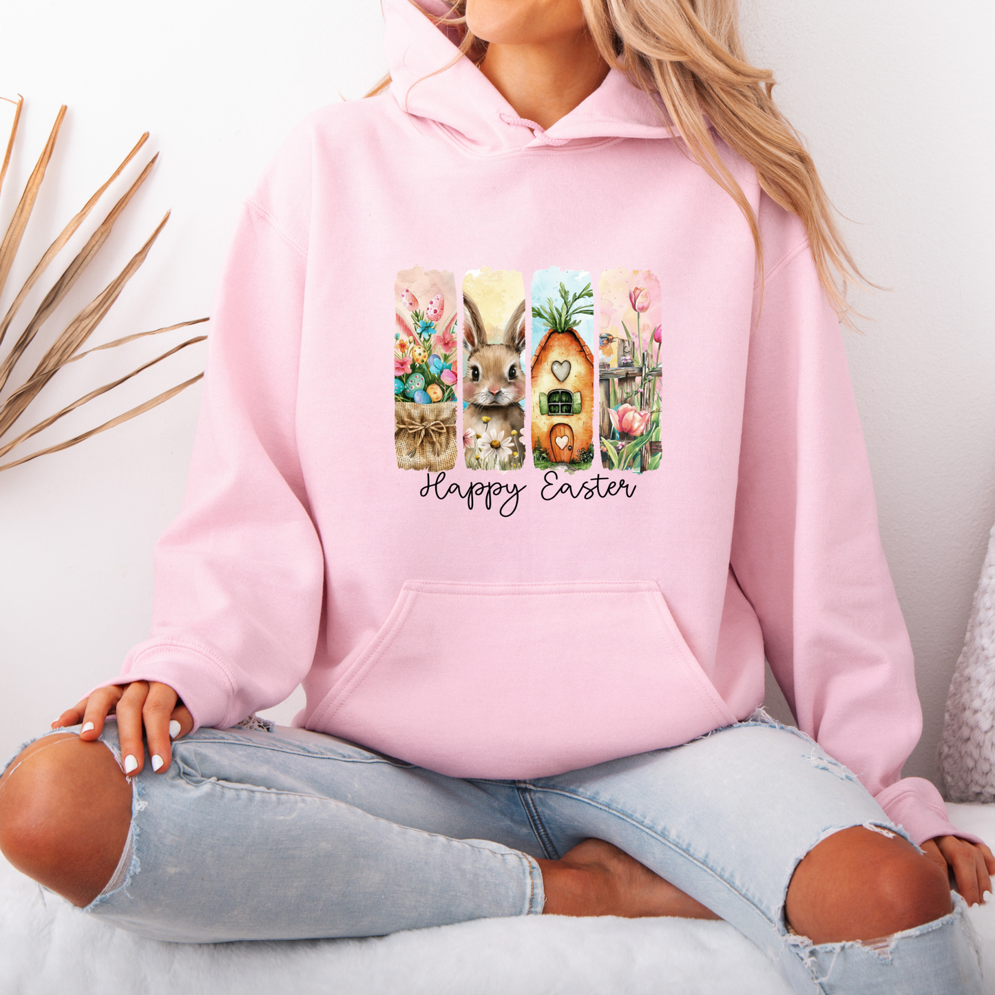 Happy Easter Bunny Hoodie 🐰🌸🥕✨