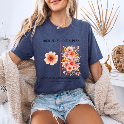 ✨ God’s Plan Floral T-Shirt 🌷