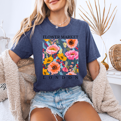 Evening Blossom Garden 🌺 t-shirt 100% Organic Cotton