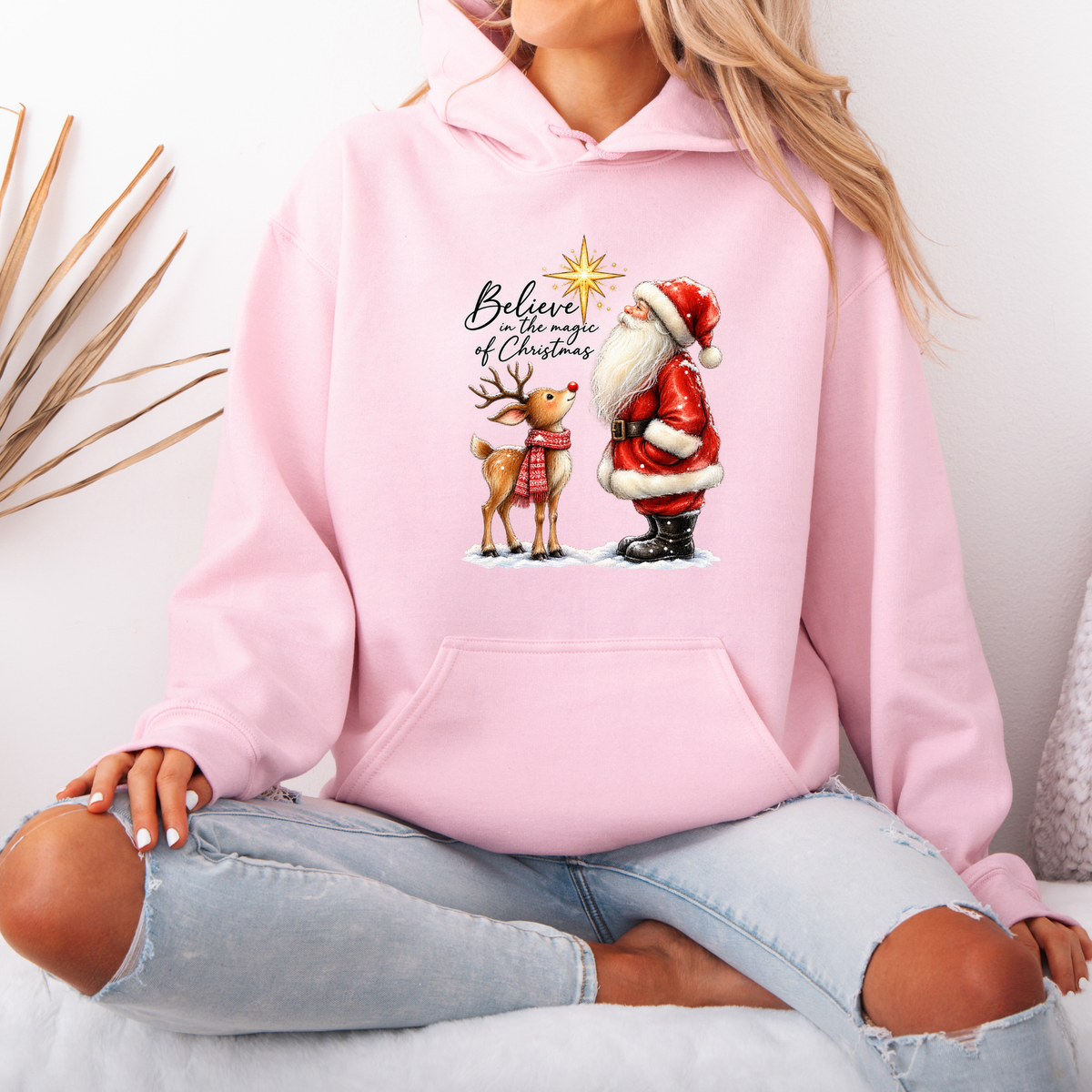 Believe in the Magic of Christmas 🎅🦌✨  Premium Christmas Hoodie