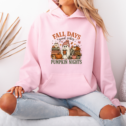 Fall Days & Pumpkin Nights Ghost Hoodie 👻🎃🍂