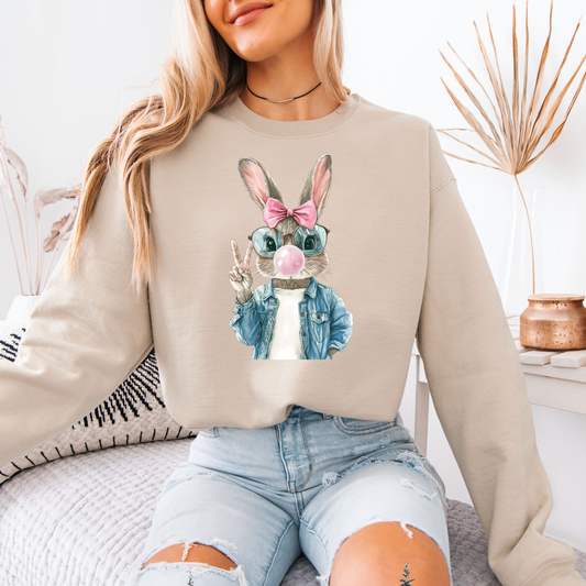 🐰 Bubblegum Bunny Sweatshirt 🎀