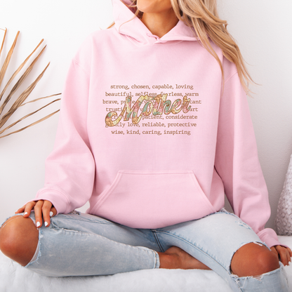 Mother Definition Luxury Thick Hoodie 🤍✨