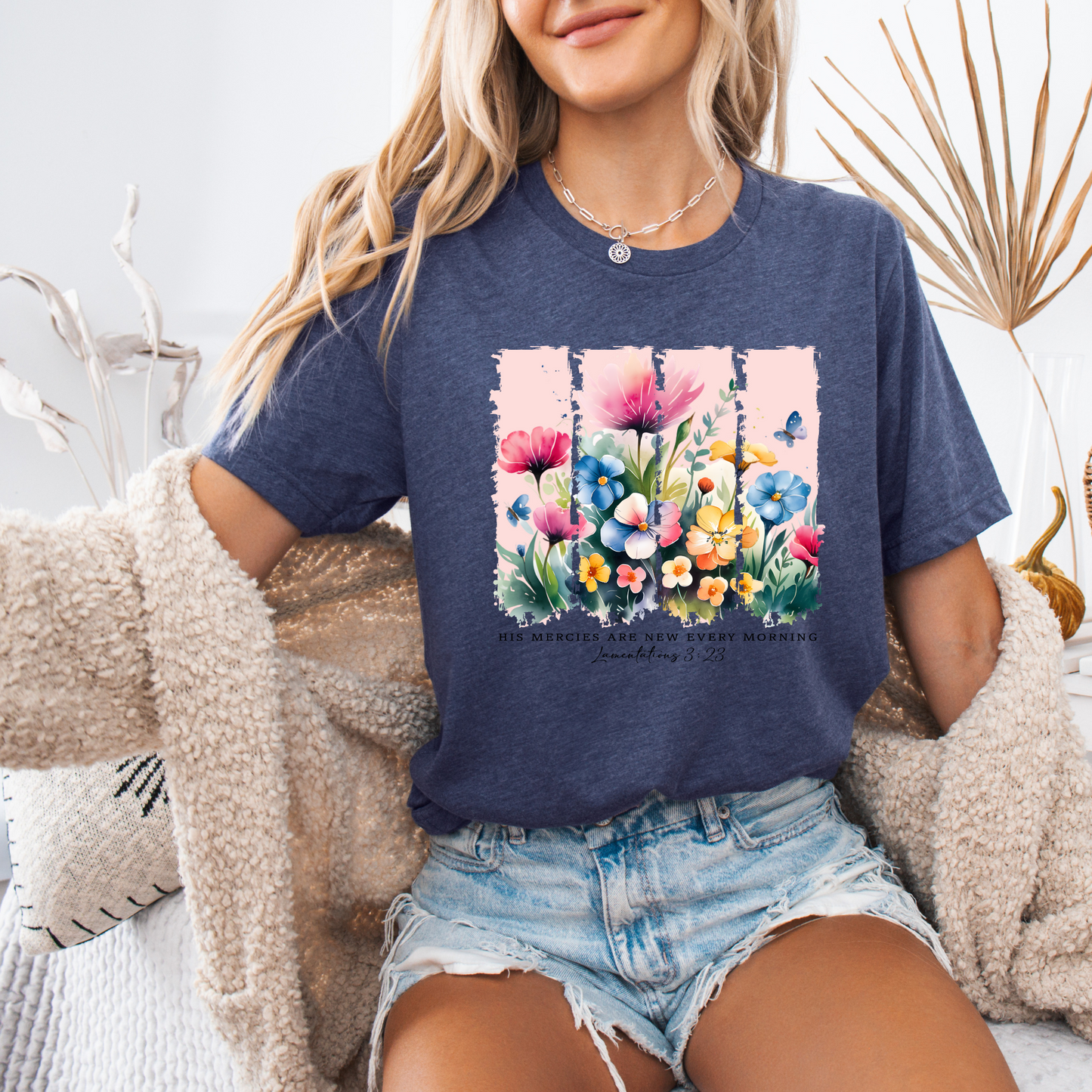 Floral Breeze T-shirt 100% Organic Cotton