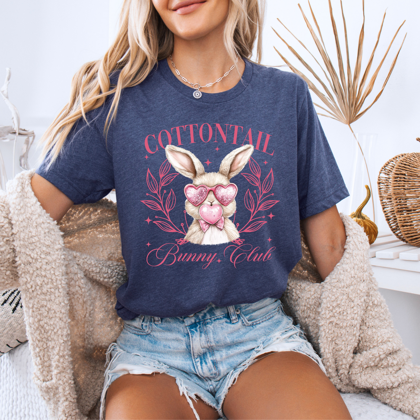 Cottontail Bunny Club T-shirt 🐰💗🌸✨