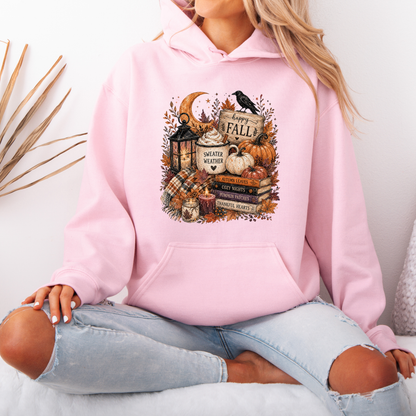 🍂🎃 Happy Fall Sweater Weather Hoodie 🎃🍂