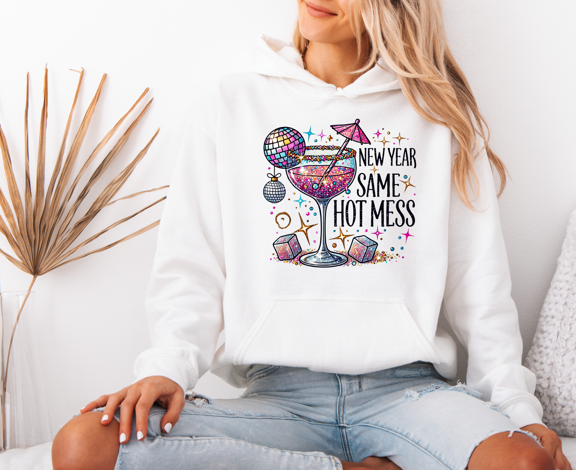 Hot Mess Drink Oversized Hoodie