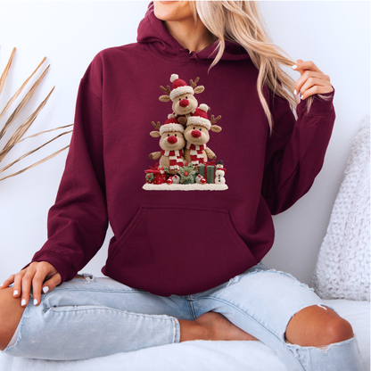 🦌✨ Cozy Reindeer Stack ✨🦌 Luxuriously Thick Hoodie