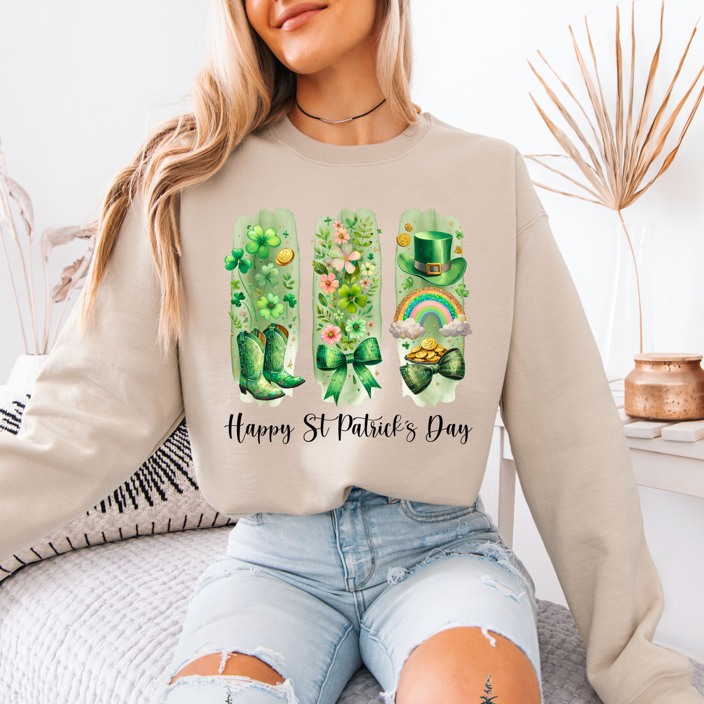 Happy St Patrick’s Day Sweatshirt 🍀🌈✨