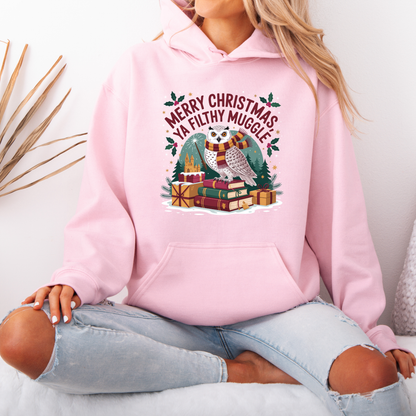 🧙‍♂️🎄 Filthy Muggle Christmas 🎄🧙‍♂️ Luxuriously Thick Hoodie