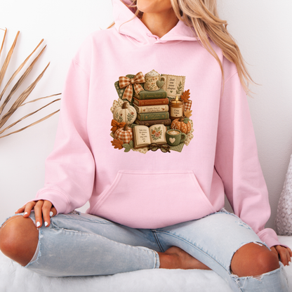 🍂📚 Autumn Stories & Cozy Chapters Hoodie 🎃☕