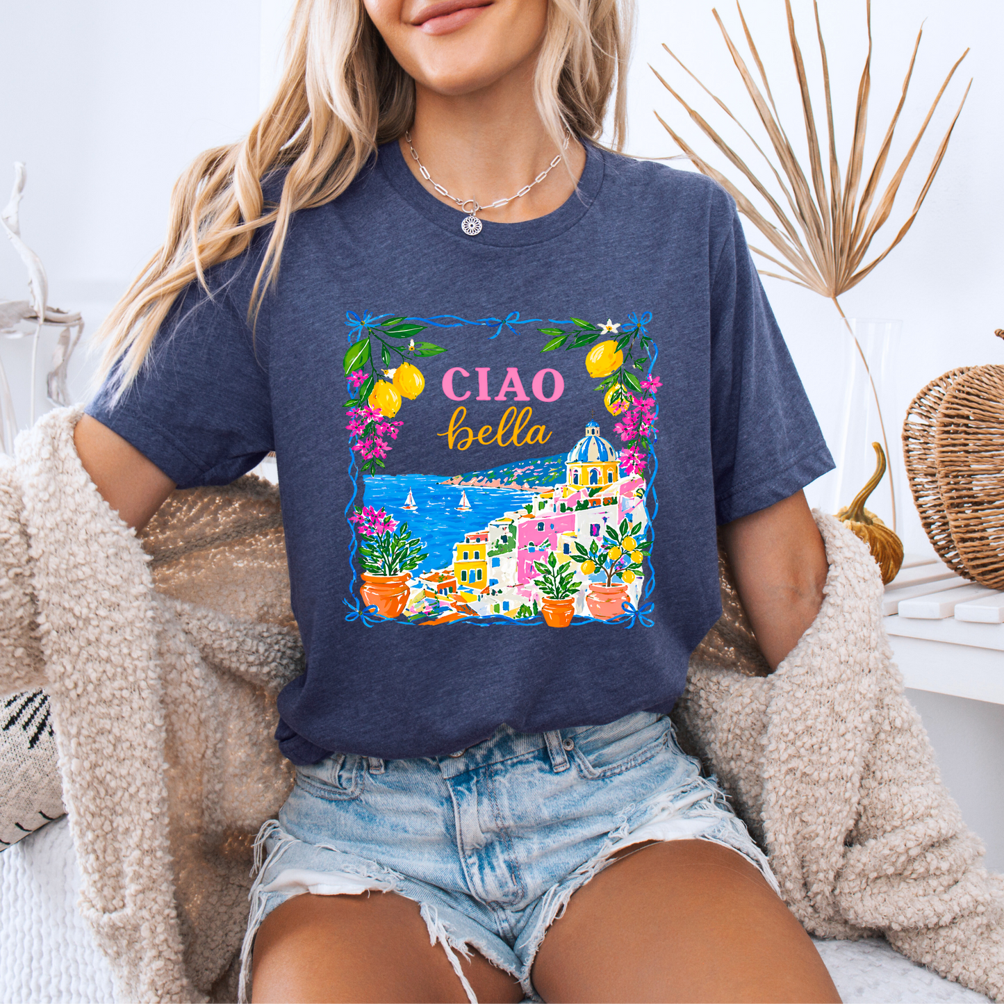 💙 Ciao Bella Seaside T-Shirt 🍋🌊