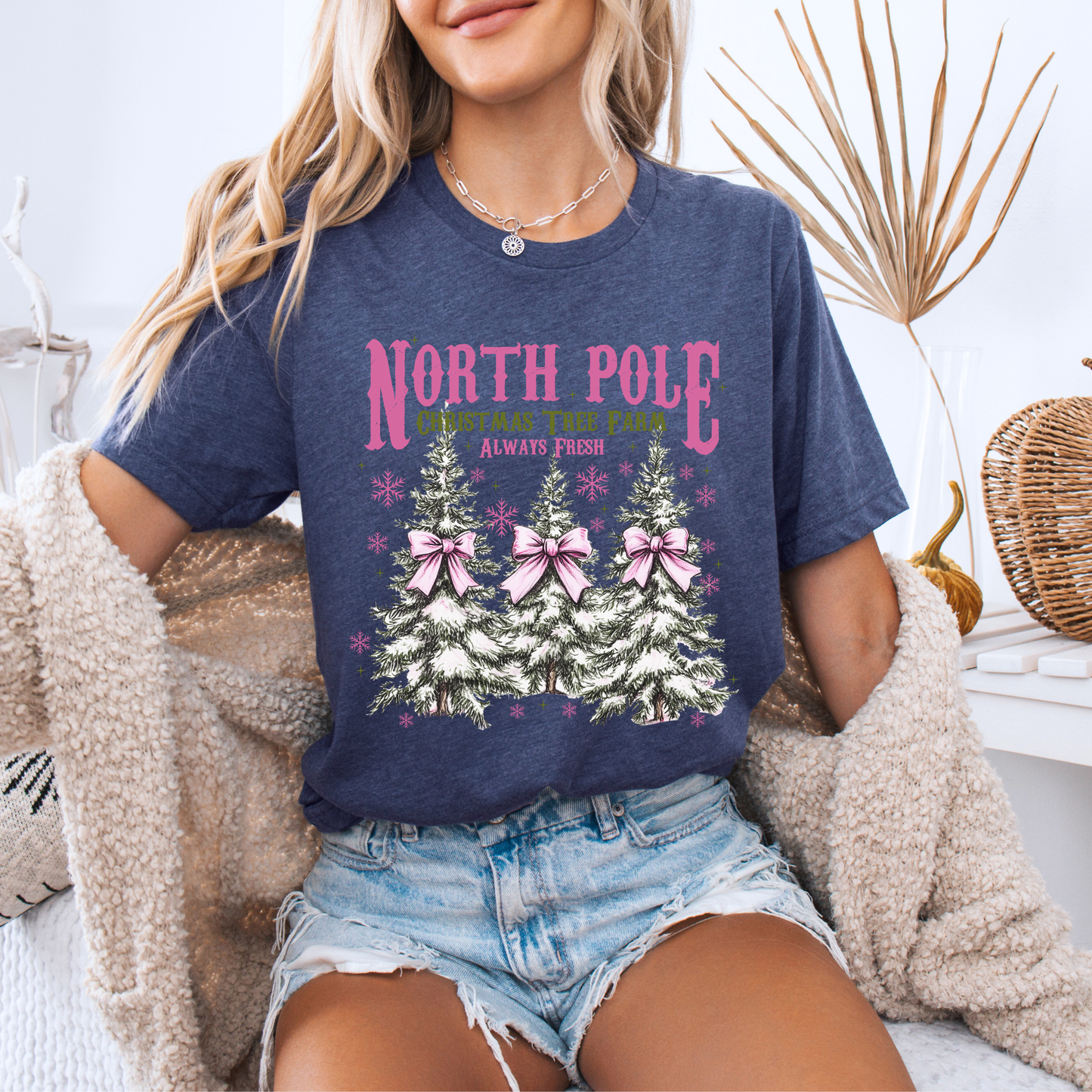 🌲❄️ North Pole Tree Farm ❄️🌲  100% Organic Cotton T-Shirt