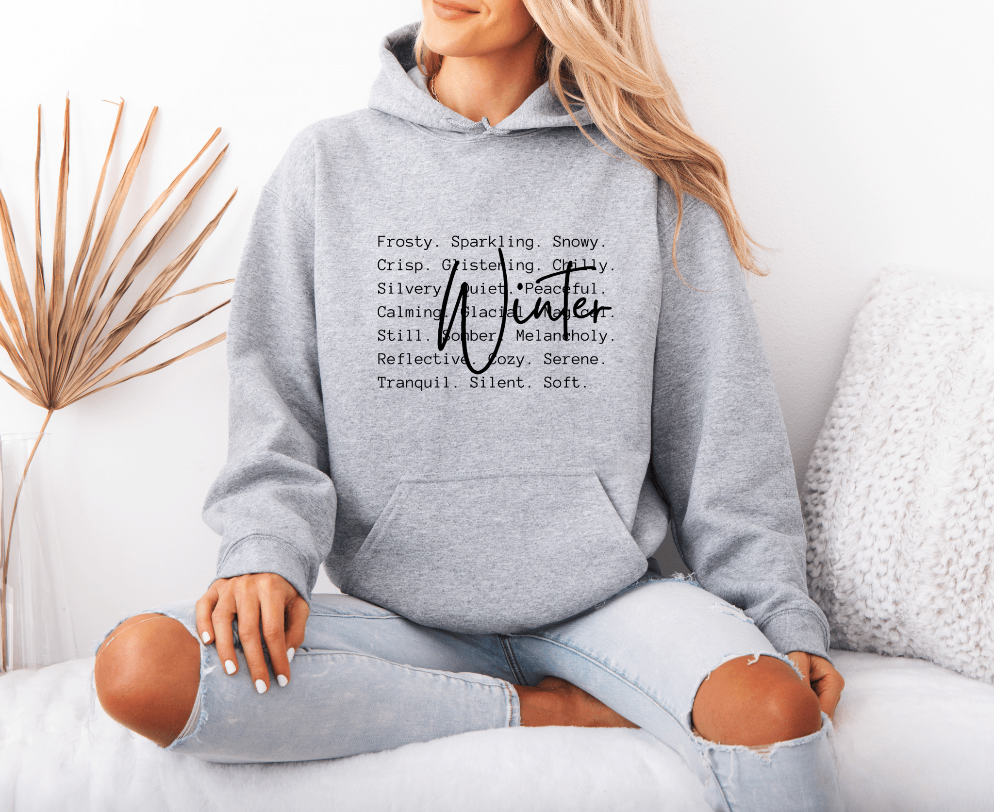 Winter Words Oversized Hoodie