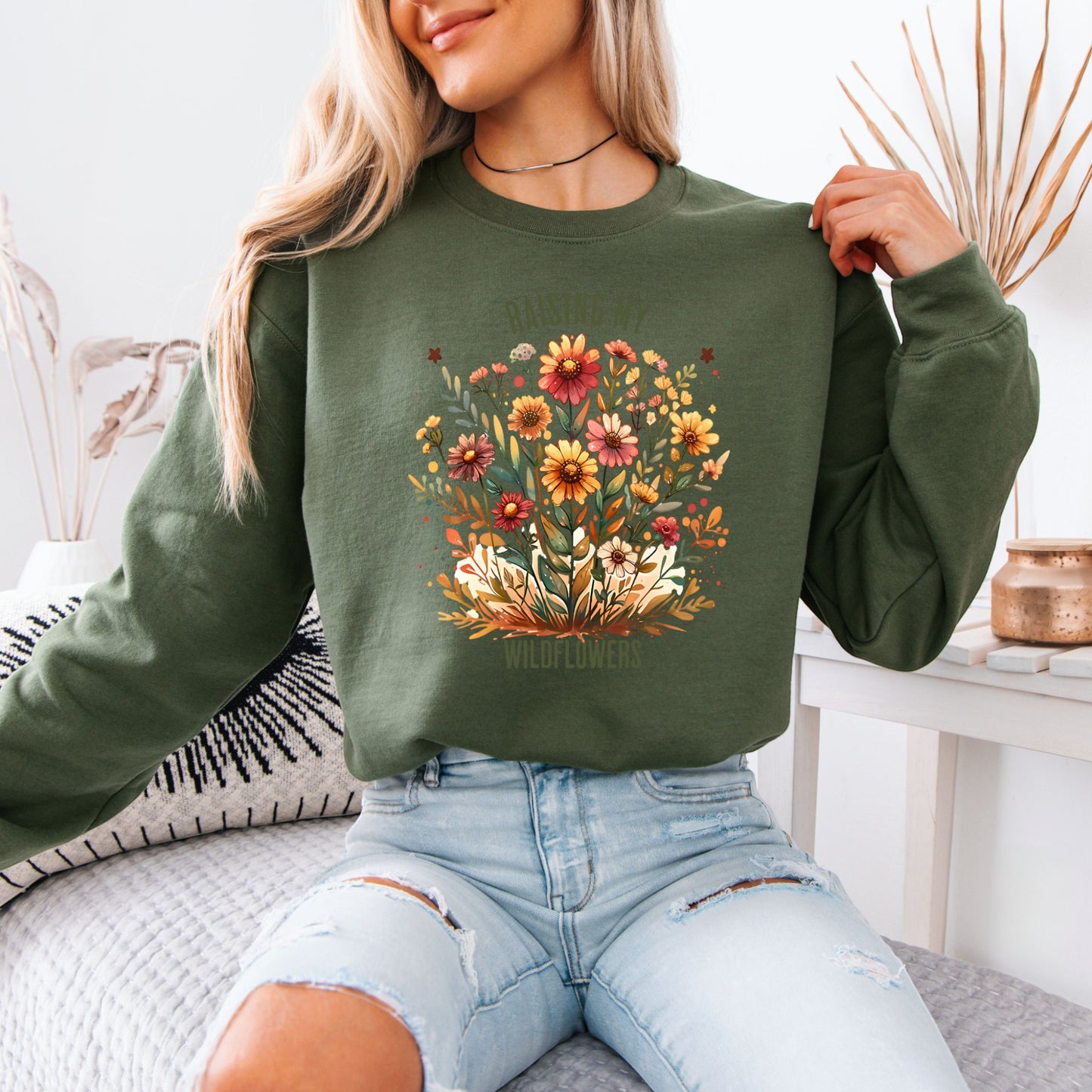 WildFlower Cotton Sweatshirt