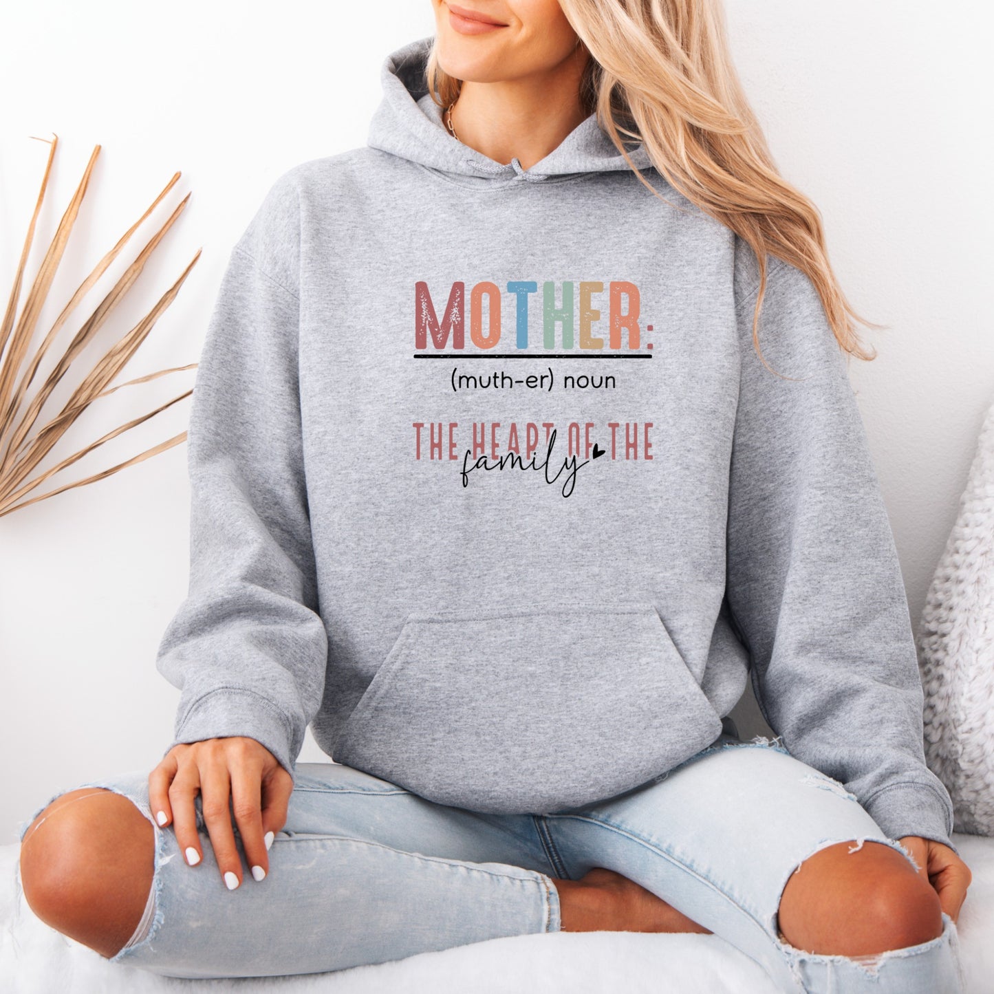 The Heart of the Family Cotton Hoodie