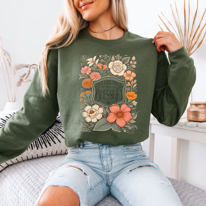 Blessed Cotton Sweatshirt