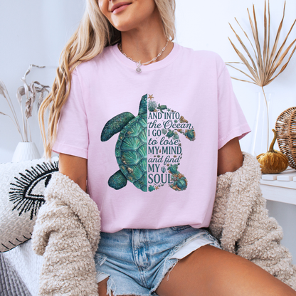 🐢🌊 Into The Ocean Sea Turtle t-shirt